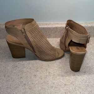 WORN sandal heels